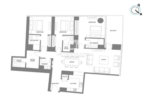 Apartment in Dubai Harbour, Dubai 3 bedrooms, 189 sq.m. № 15449 - photo 11