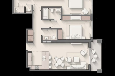 Appartement à Jumeirah Village Circle, Dubai, studio, 42 m², № 5240 - photo 10
