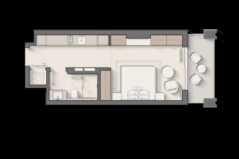 Appartement à Jumeirah Village Circle, Dubai, studio, 42 m², № 5240 - photo 13